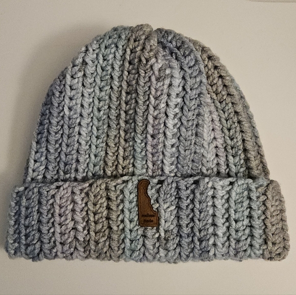 Handmade Multicolor Crochet Beanie - Picture 2 of 5